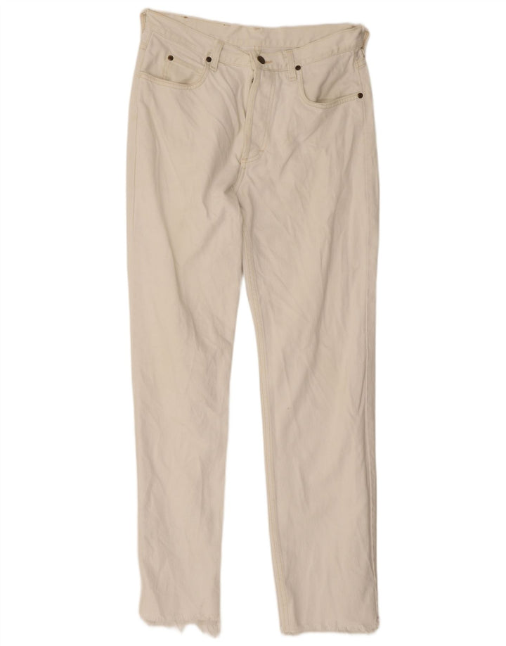 Lee Mens Straight Jeans W30 L31 Bijeli pamuk
