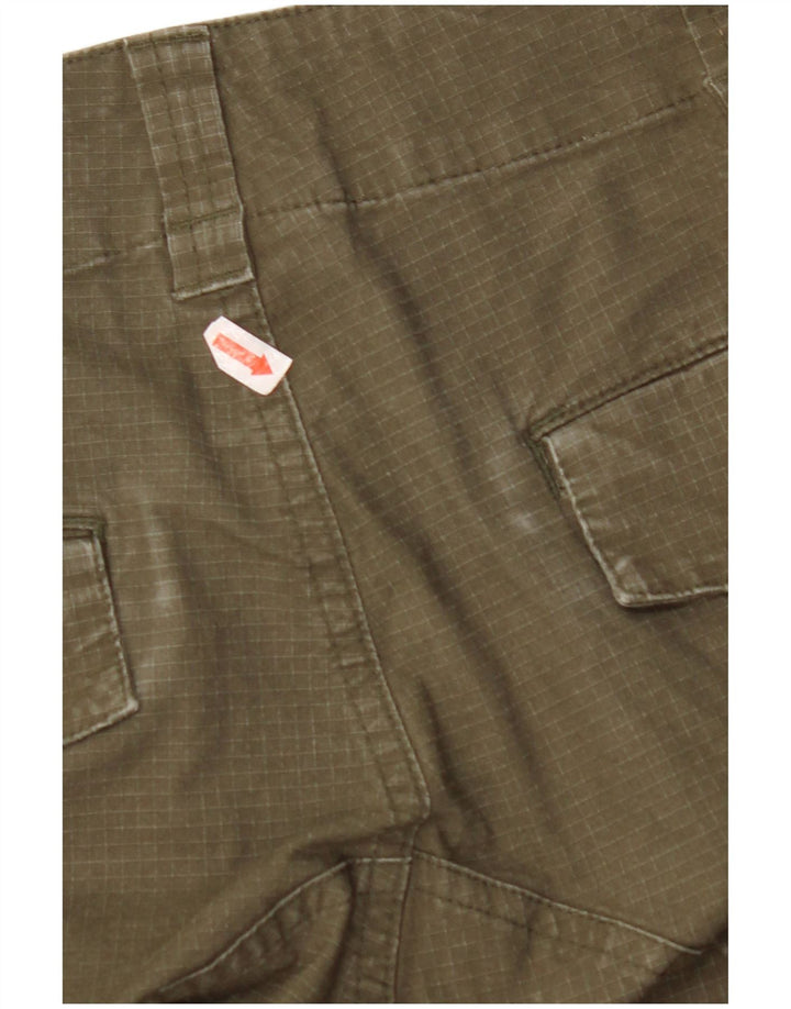 NIKE ženske ravne kargo hlače W34 L27 kaki pamuk