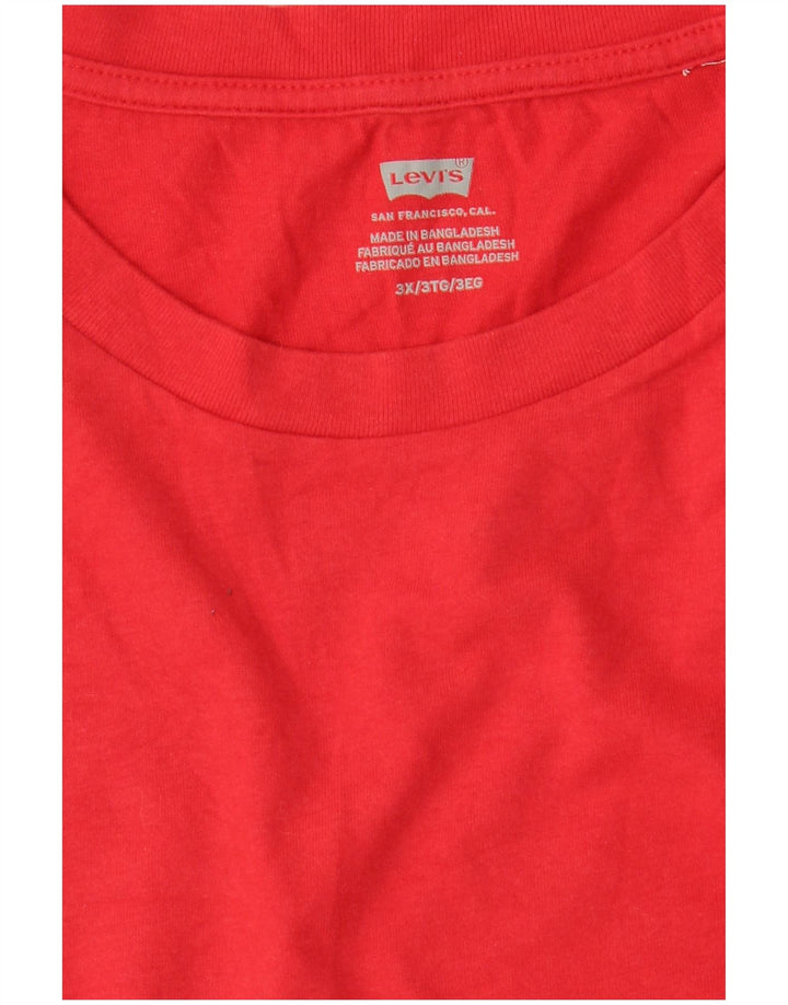 LEVI'S Muška majica kratkih rukava 3XL crvena