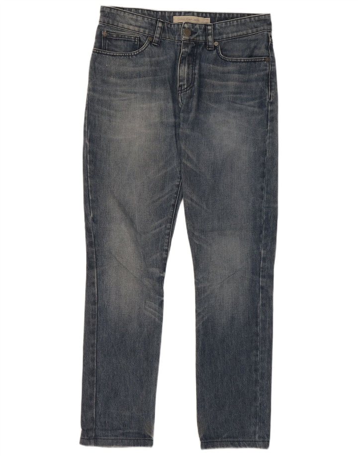 Muške uske traperice Calvin Klein W29 L29 plavi pamuk
