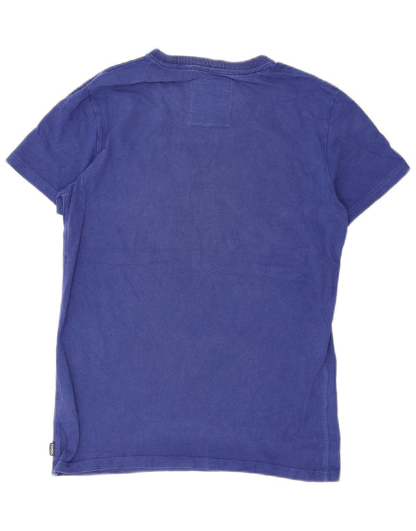 Superdry muška majica kratkih rukava s grafičkim motivima, mali plavi pamuk