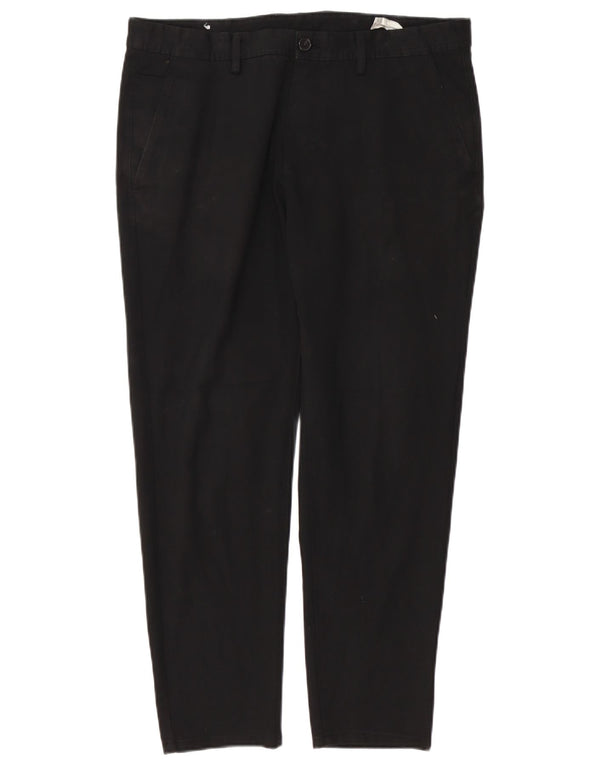 Zara muške uske chino hlače EU 44 Large W34 L28 crni poliester