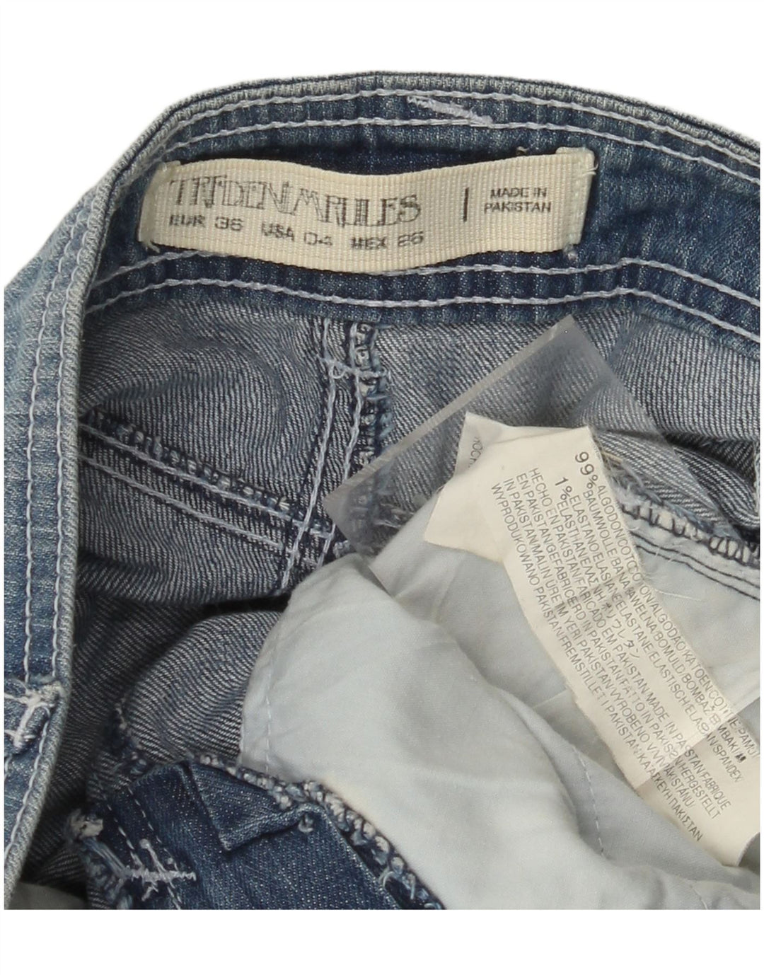 ZARA ženska traper suknja Trafaluc EU 36 XS W26 plavi pamuk