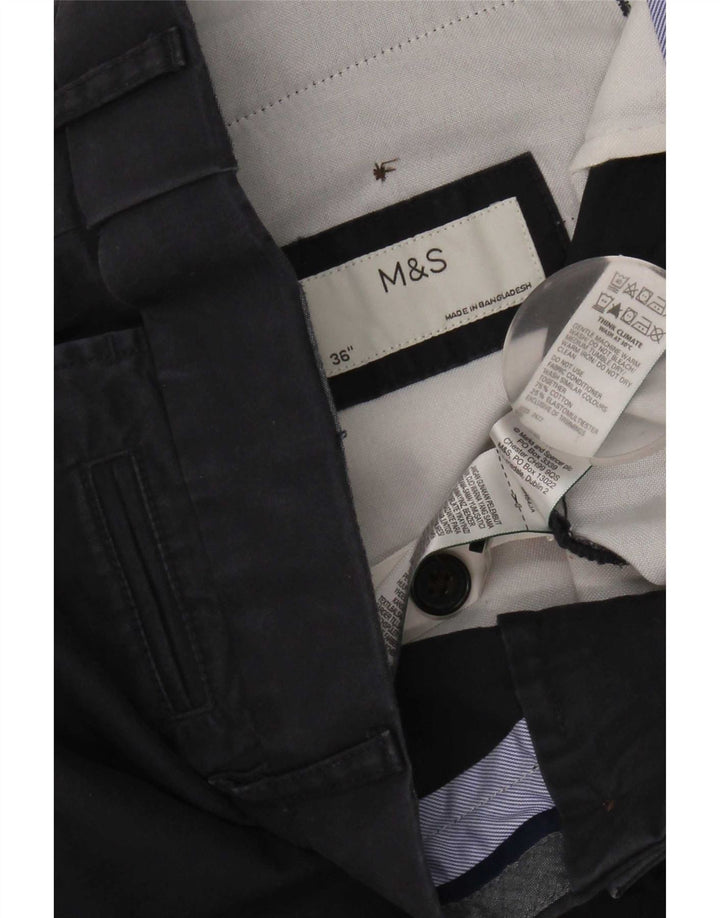 Marks & Spencer muške chino kratke hlače W36 veliki tamnoplavi pamuk
