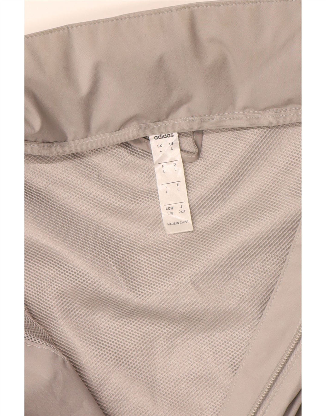 Adidas muška kišna jakna UK 40 veliki sivi poliester