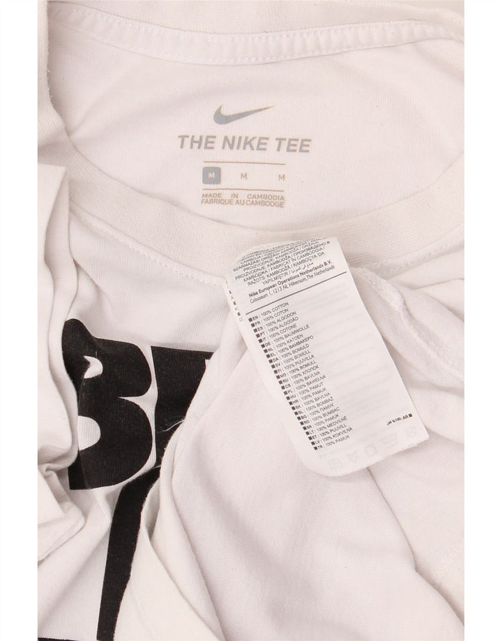 Nike muška majica s grafičkim motivima, srednji bijeli pamuk