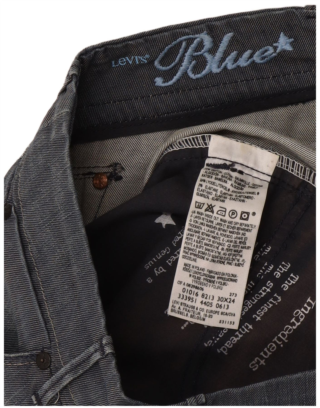 Levi's kratke kratke hlače W30 L24 plavi pamuk