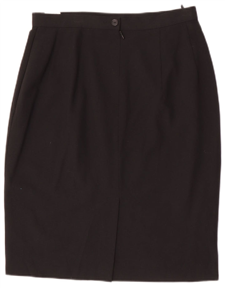 Marks & Spencer ženska pencil suknja UK 12 srednje W28 crni poliester