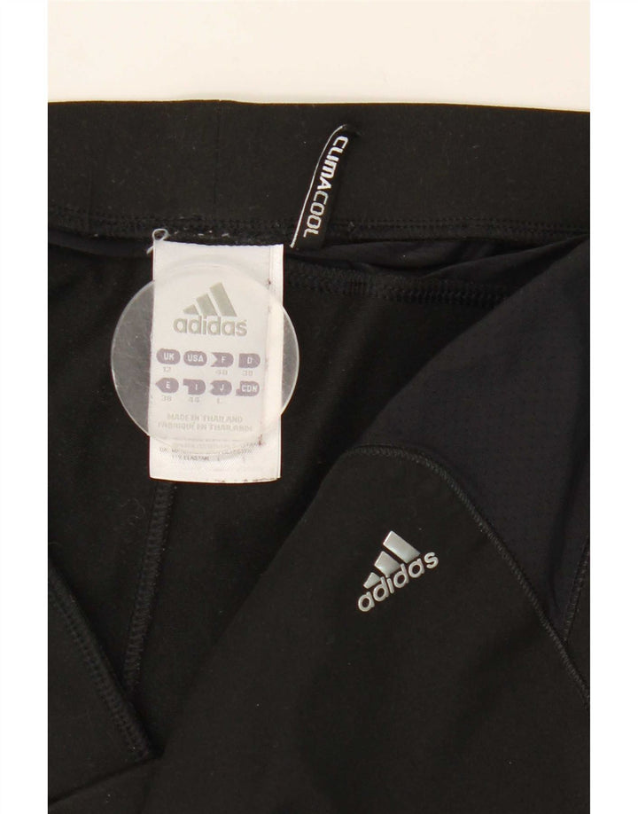 Adidas Ženske Climacool Trenirke Hlače UK 12 Srednji crni poliester