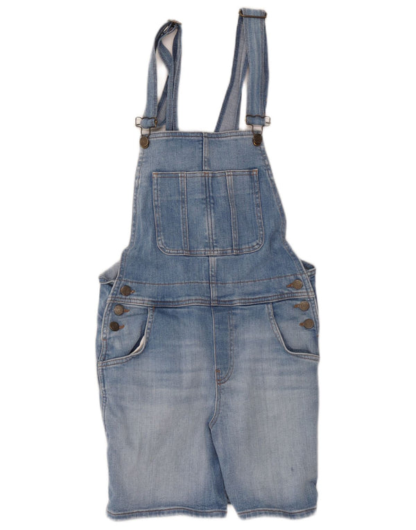 Fat Face ženske traper hlače Dungarees UK 10 male W30 plavi pamuk