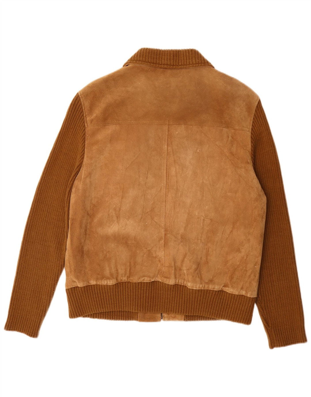 Vintage ženska bomber jakna od brušene kože IT 50 XL od bež kože u boji
