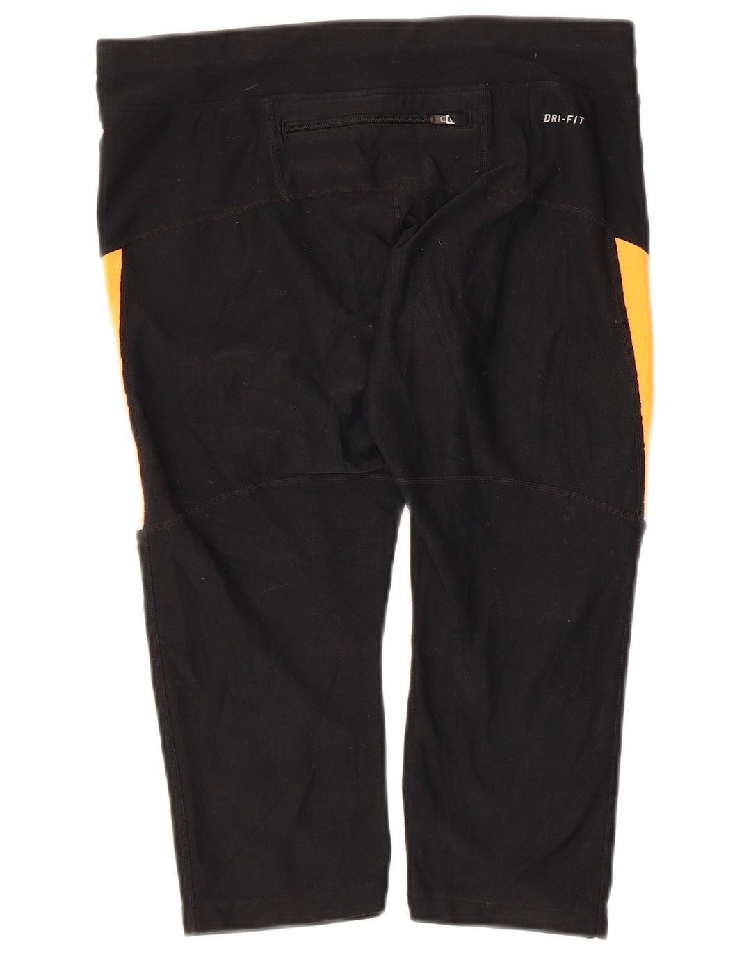 NIKE ženske Dri Fit Capri tajice UK 14 srednje crne boje