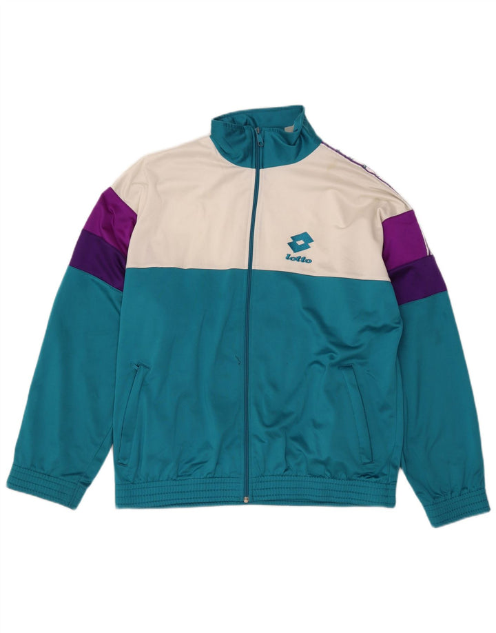 LOTTO muška trenirka s grafičkim motivima, velika plava jakna u boji