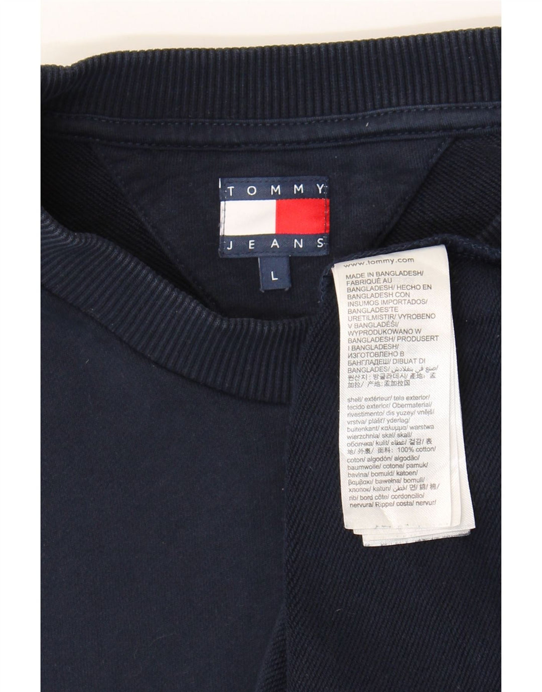 Tommy Hilfiger muški džemperi veliki tamnoplavi pamuk
