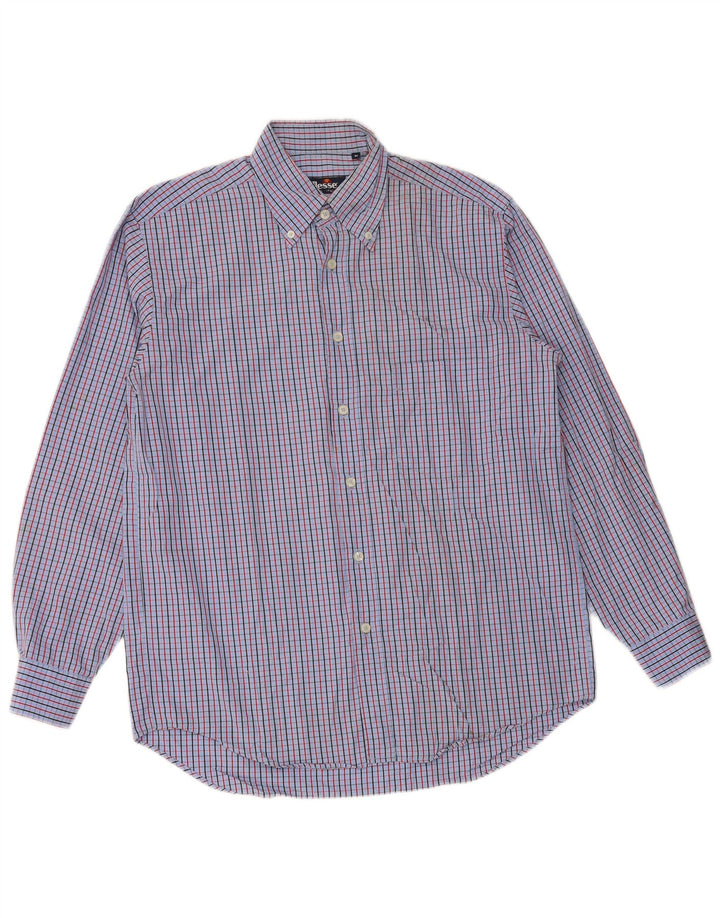 ELLESSE Muška košulja Srednje plavi karirani pamuk