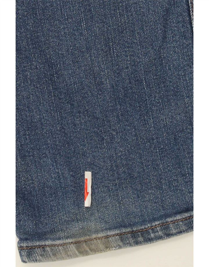 Wrangler muške ravne traperice regularnog kroja W38 L30 plavi pamuk