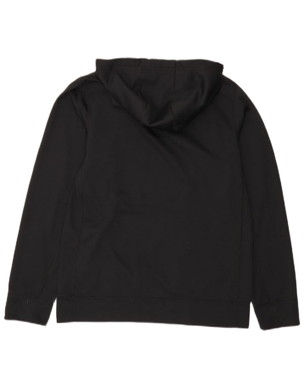 NIKE Muška majica Therma-Fit s kapuljačom, mali crni poliester