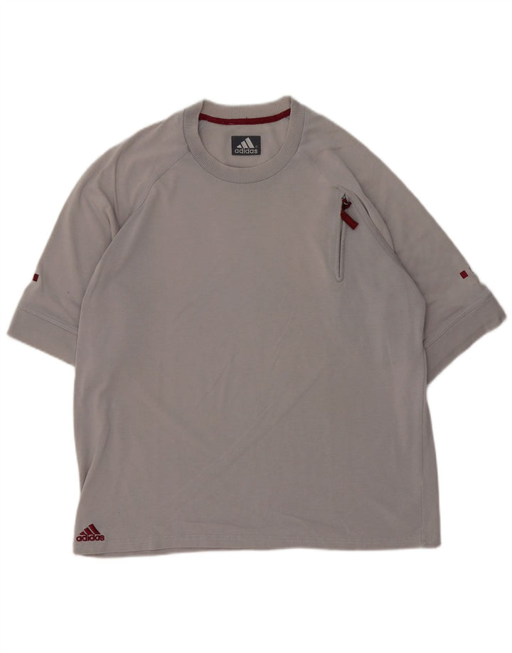 Adidas muška majica kratkih rukava, veliki sivi pamuk