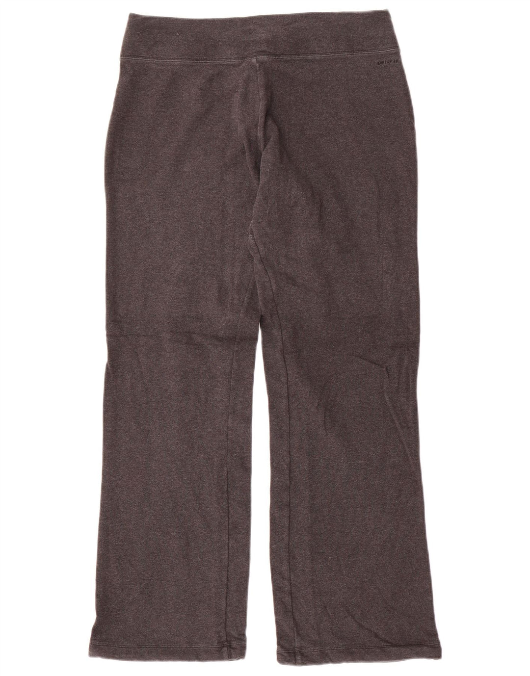 NIKE Ženske Dri Fit Trenirke Hlače UK 14 Srednje sivi pamuk