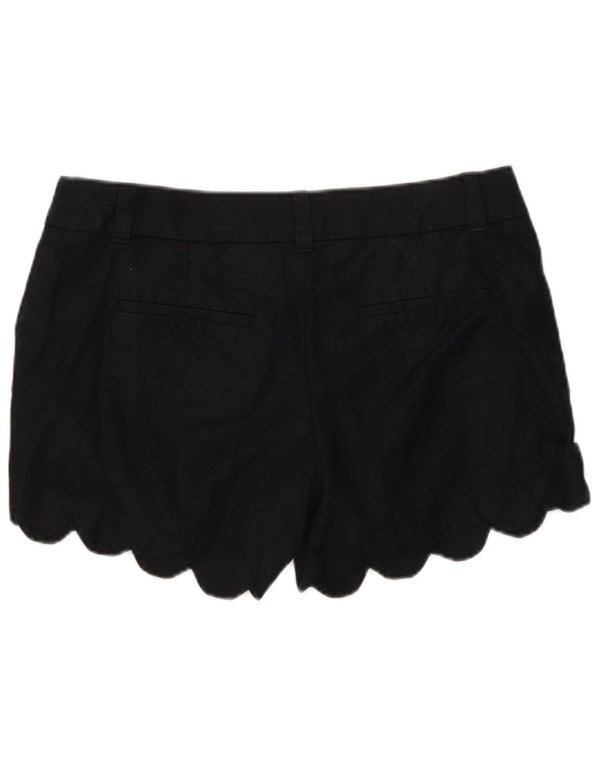 J. Crew Ženske chino kratke hlače US 2 XS W30 Crna lanena