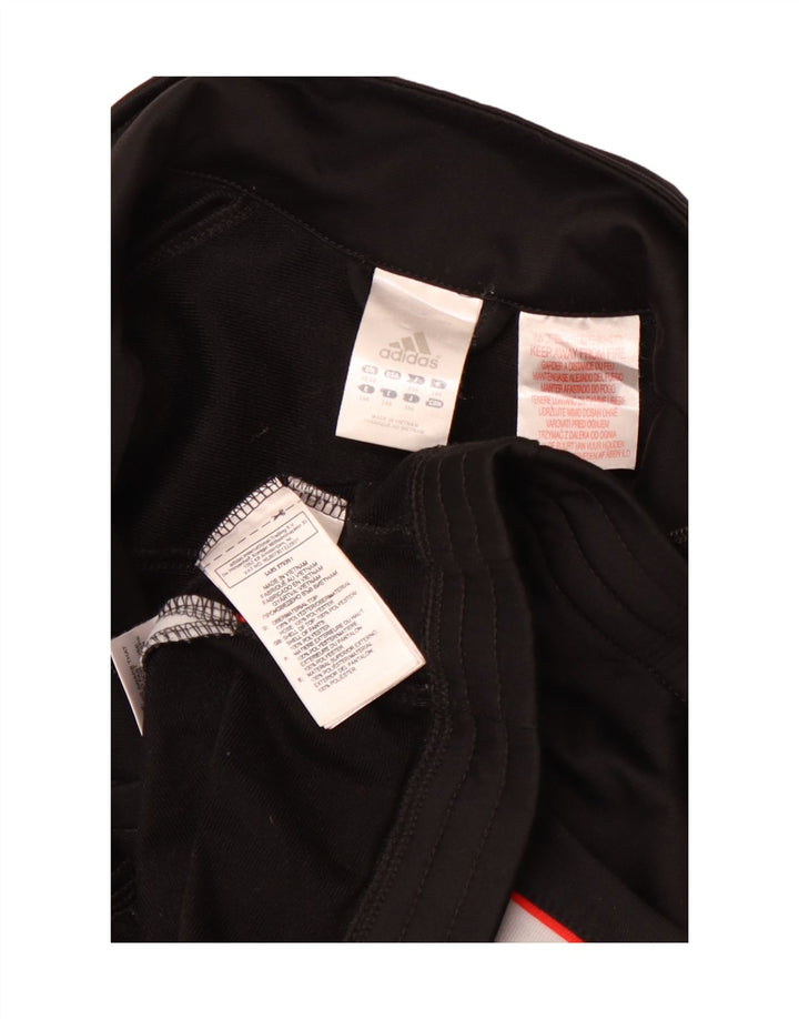 ADIDAS Gornja jakna trenirke za djevojčice 13-14 godina crne sportske boje