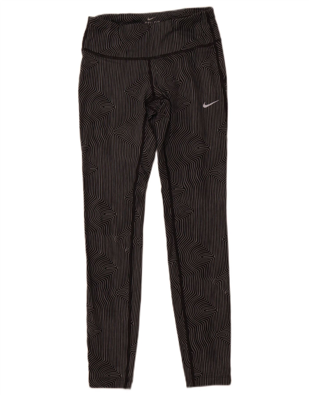 NIKE ženske Dri Fit tajice UK 6 XS sive pruge