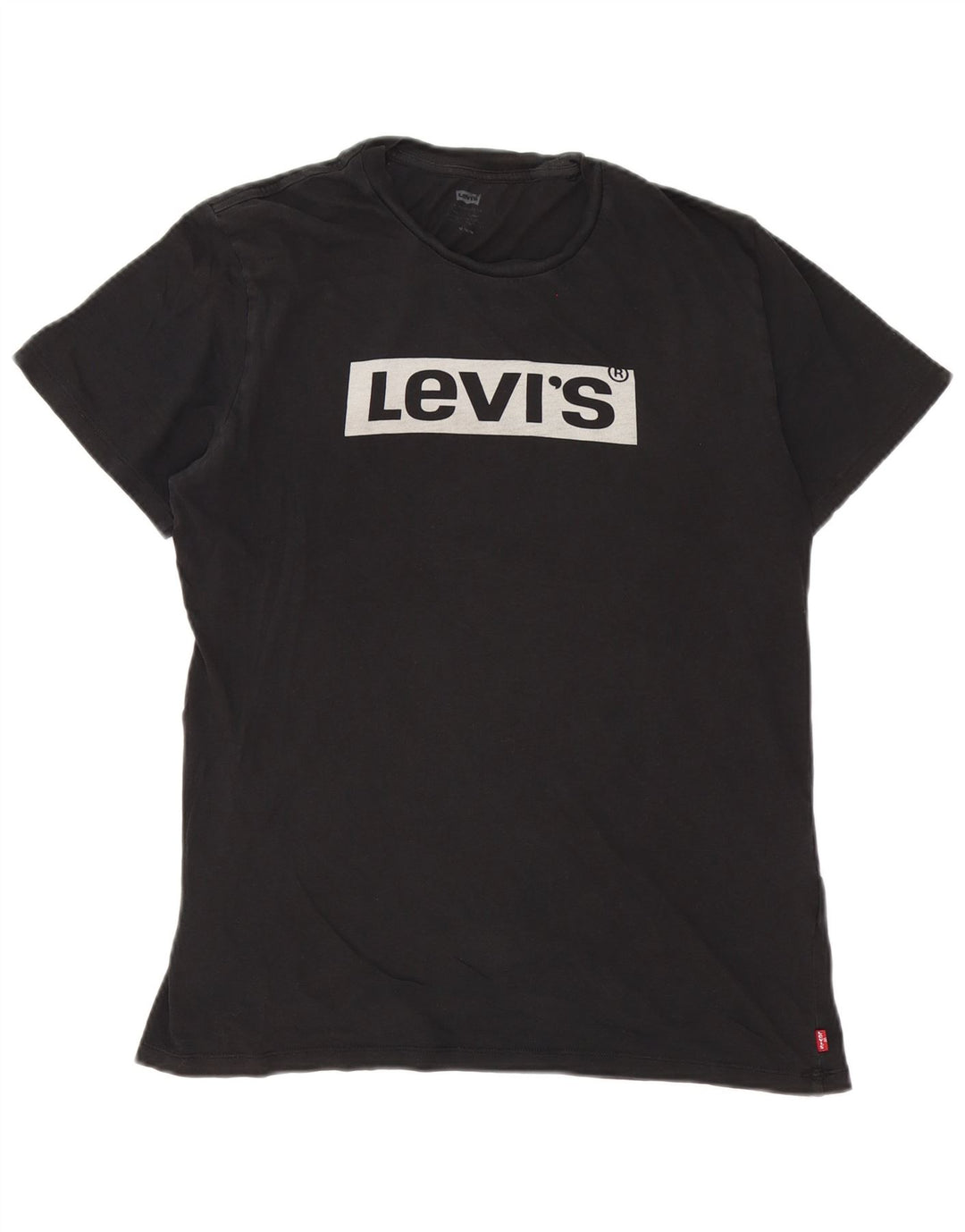Levi's muška majica kratkih rukava srednje veličine, crni pamuk