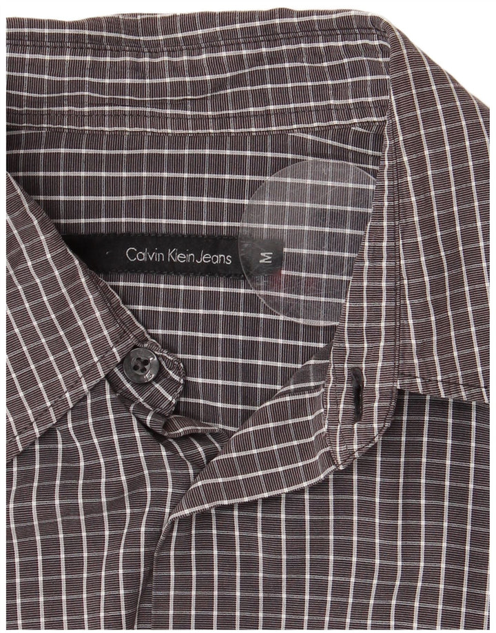 CALVIN KLEIN JEANS Muška košulja Srednje siva Gingham
