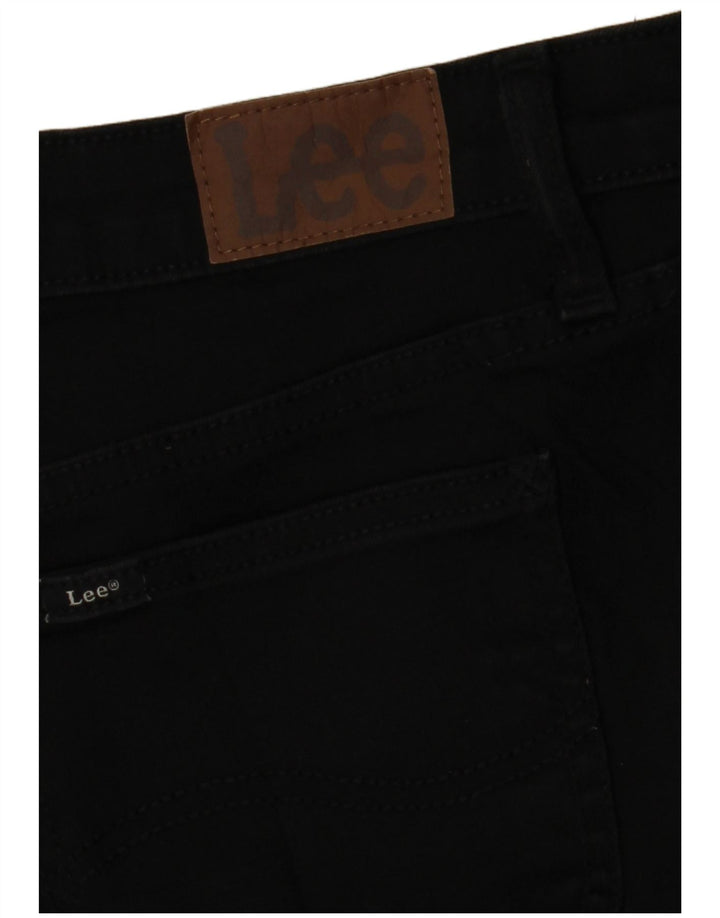 LEE Ženske traperice srednjeg rasta Regular Fit Bootcut W32 L30 Crne