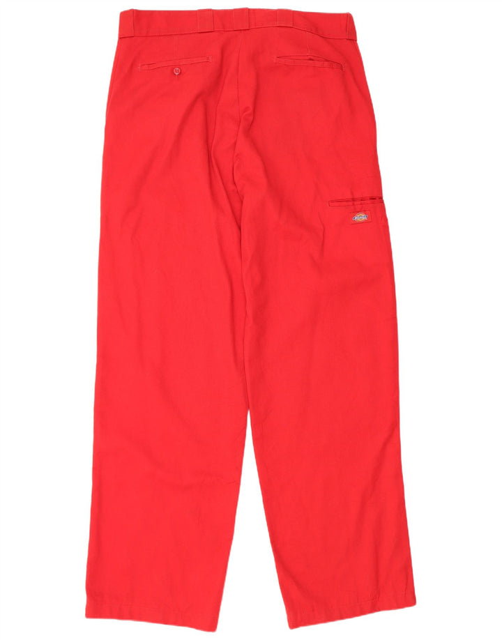 Dickies muške široke kargo hlače W36 L33 crveni poliester