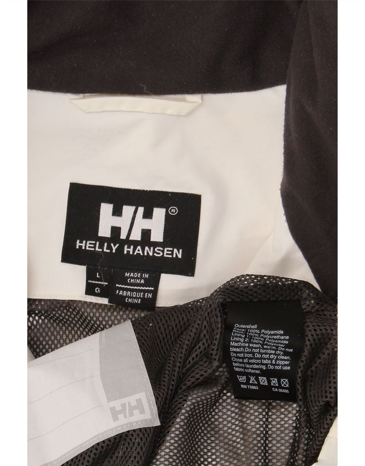 Helly Hansen muška kišna jakna s kapuljačom UK 40 Large White Colourblock