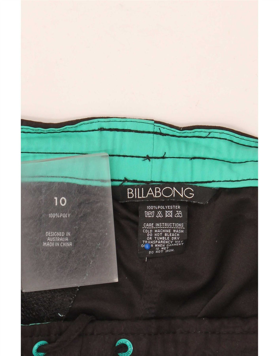 Billabong ženske kratke hlače za plivanje s grafičkim motivima US 10 veliki crni poliester