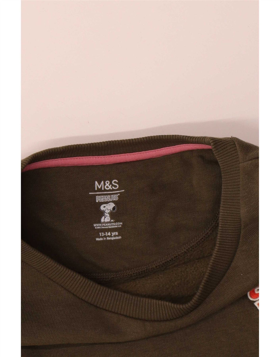 Marks & Spencer Peanuts majica za djevojčice 13-14 godina kaki
