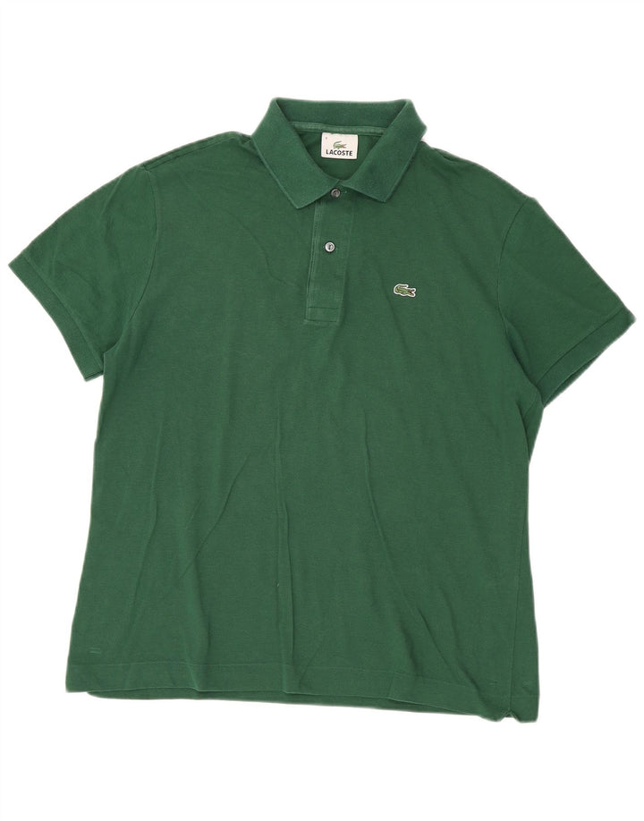 LACOSTE muška polo majica veličine 4, srednje zeleni pamuk