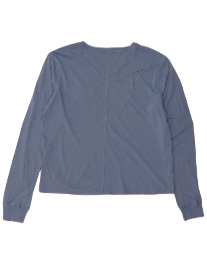 Prevelika ženska majica Carhartt dugih rukava US 0/2 XS plavi pamuk