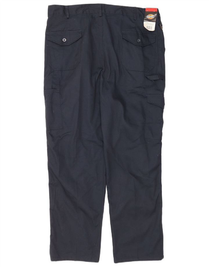 Dickies muške ravne kargo hlače W40 L31 tamnoplavi poliester