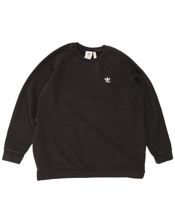 ADIDAS muški džemper 2XL crni pamuk