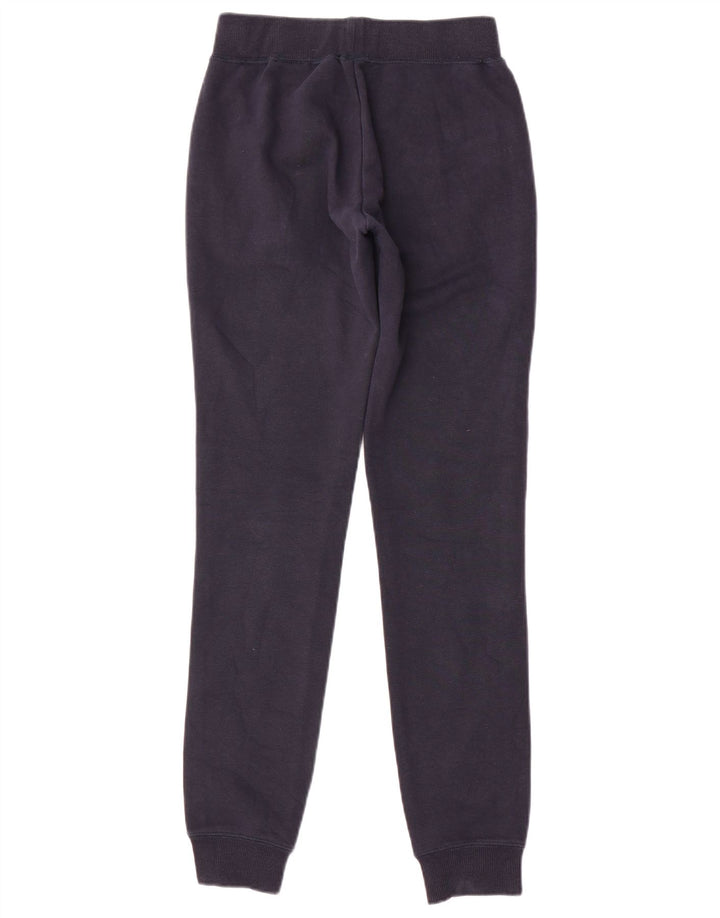 REEBOK Ženska trenirka Hlače Joggers UK 0/2 2XS Mornarsko plavi pamuk