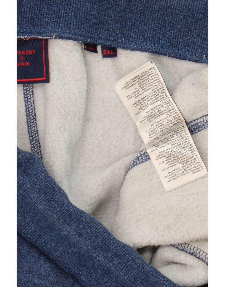 SUPERDRY Muška trenirka Hlače Joggers 2XL Plavi pamuk