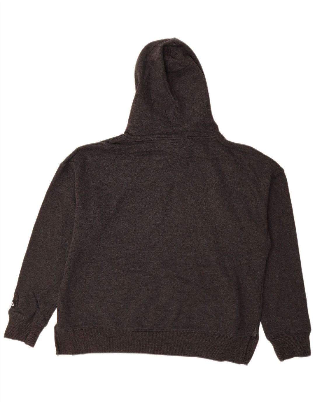 Reebok ženska majica s kapuljačom s kapuljačom prekomjerne veličine UK 14 srednje sivi pamuk