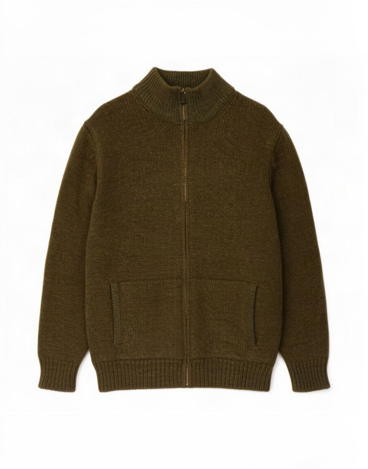 L.L.Bean muški kardigan pulover veliki zeleni od janjeće vune
