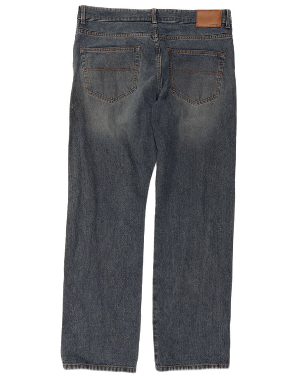 Gant Mens Jason Regular Fit Straight Jeans W36 L32 Plavi pamuk