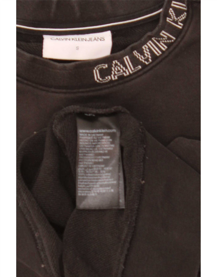 Calvin Klein muški džemper s grafičkim motivima, mali crni pamuk