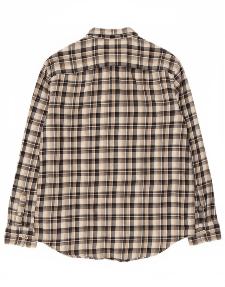 Calvin Klein muška flanelska košulja, srednje bež karirani pamuk