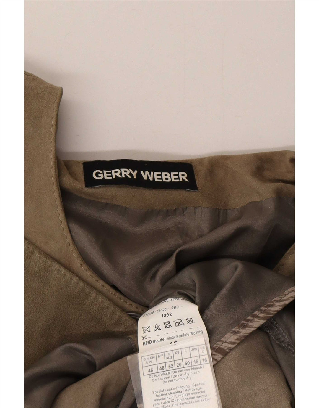 Gerry Weber Ženska antilop jakna UK 20 2XL siva koža