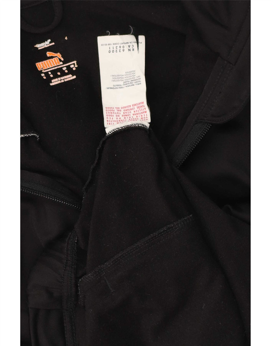 Puma muška gornja jakna trenirke Medium Black Colourblock Poliester