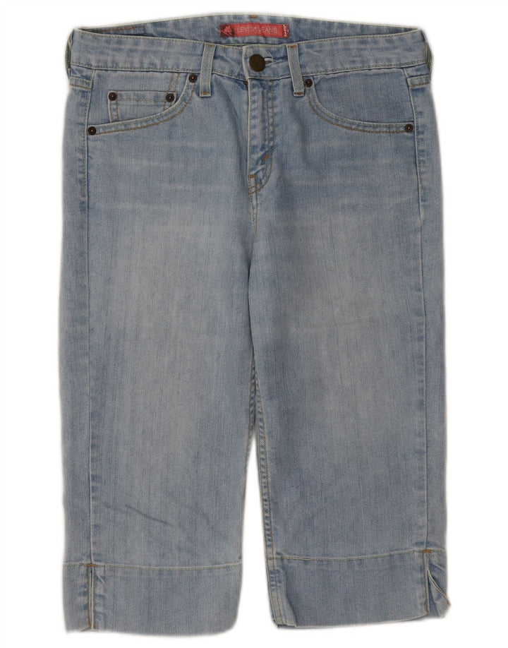 Levi's ženske bermuda traper kratke hlače US 9 Medium W32 Blue Ramie