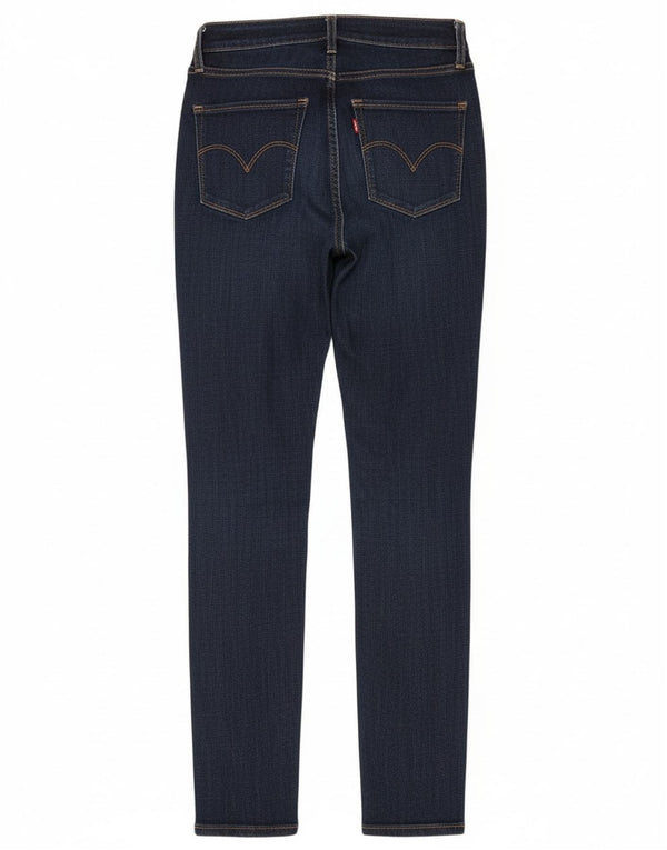 Levi's ženske uske traperice visokog struka 721 W27 L32 tamnoplavi pamuk