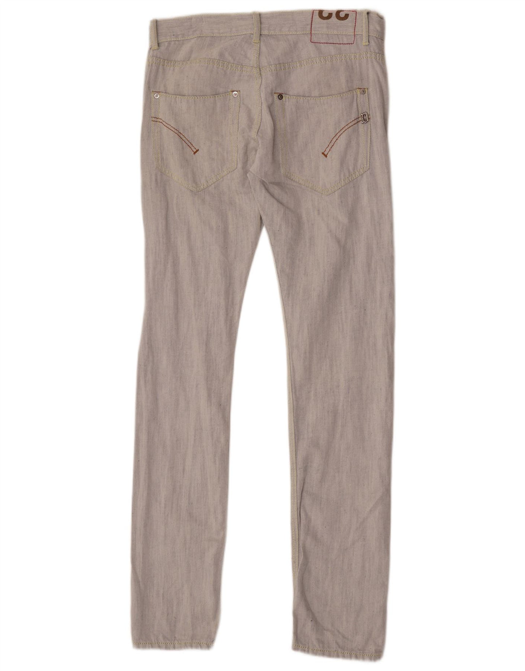 Dondup ženske Sam Slim Fit uske traperice W32 L34 Sivi pamuk