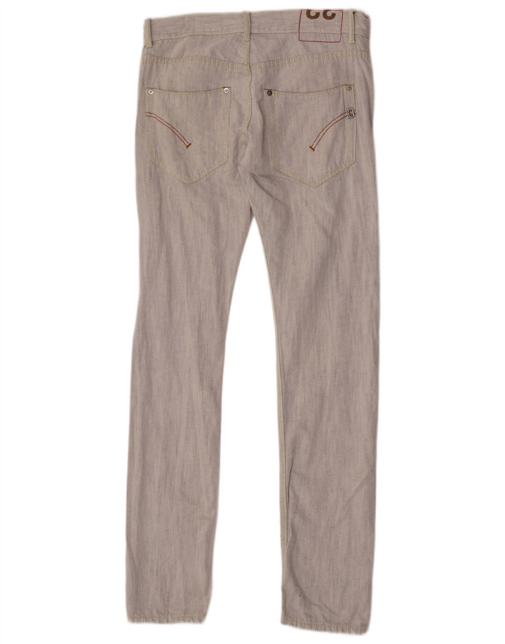 Dondup ženske Sam Slim Fit uske traperice W32 L34 Sivi pamuk